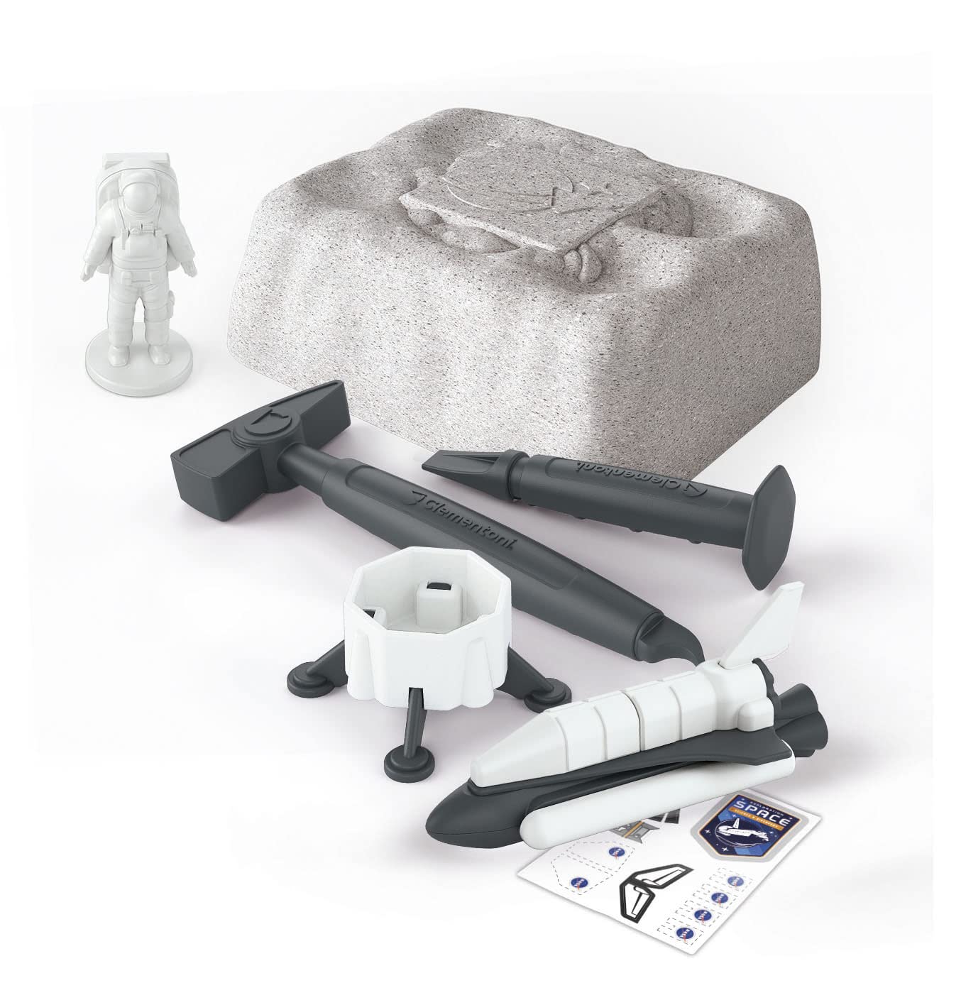 Clementoni Science & Game - Kit d'expériences de démarrage de la NASA, 8 Ans et Plus - 56056