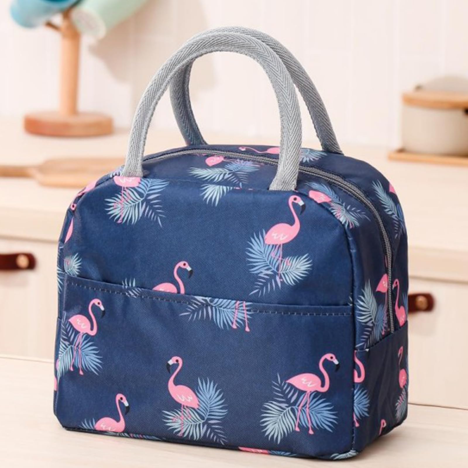 Lunch Bag Insulated Bento Bags Cute Lunch Tote Small Cooler Bags Waterproof Cartoon Lunch Box Bag for Work