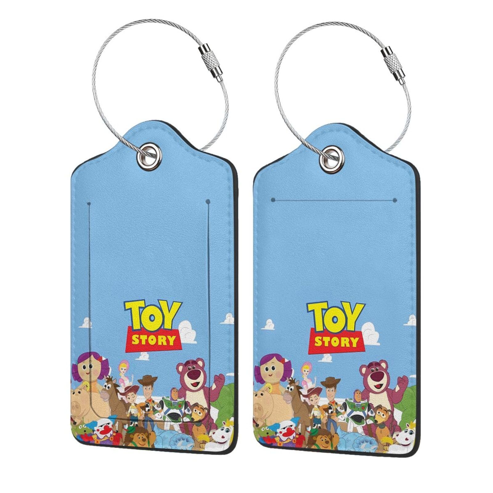 Amazon.co.jp: トイストーリー 【2枚入リ】スーツケースタグ 荷物タグ  