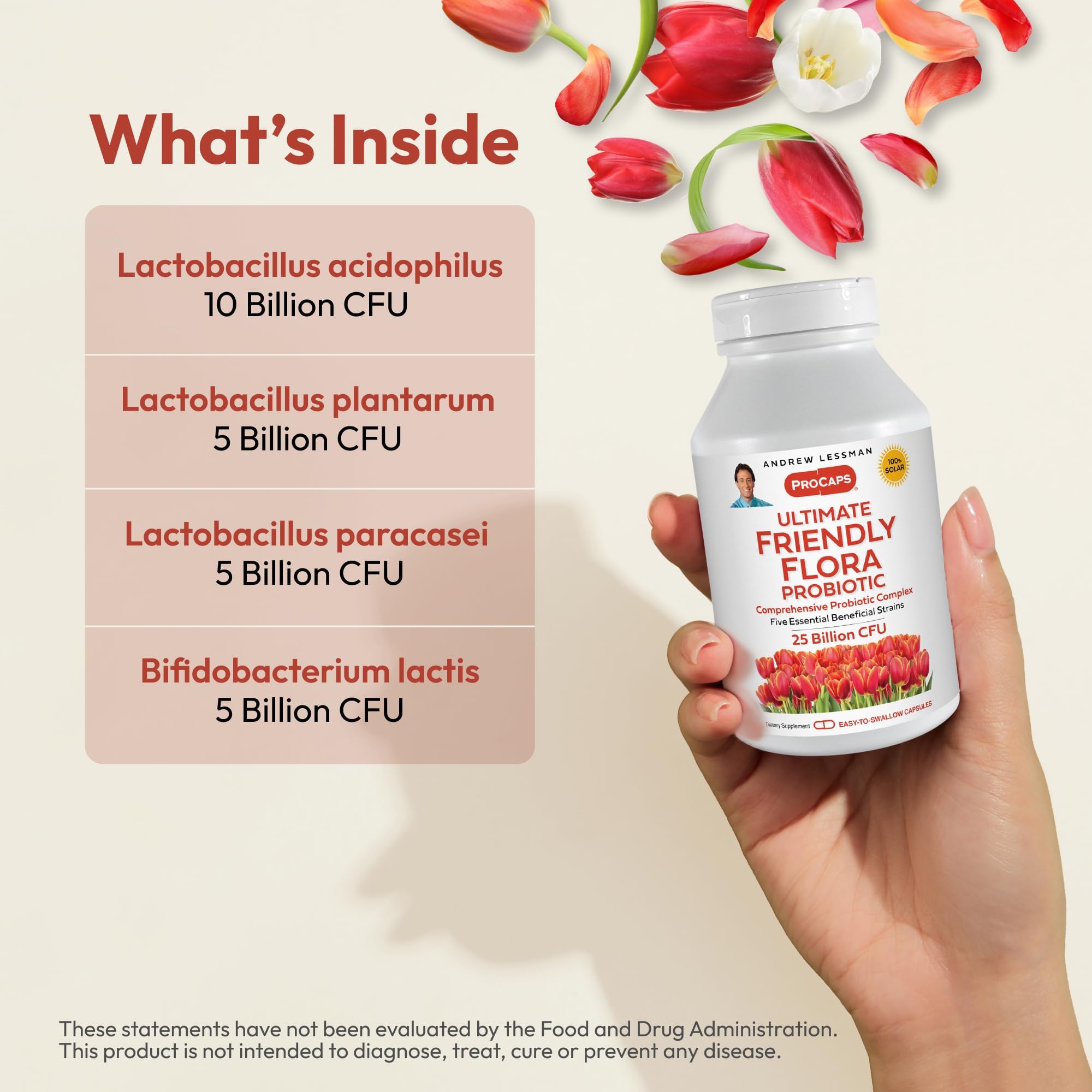Andrew Lessman ProCaps Probiotic 25 Billion CFU 60 Capsules for Women & Men — Amazon image 3