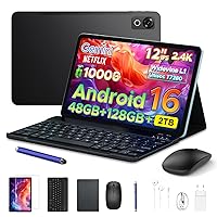 POPUX P12 Android 16 Tablet 12 Pollici, T7280 Octa-Core