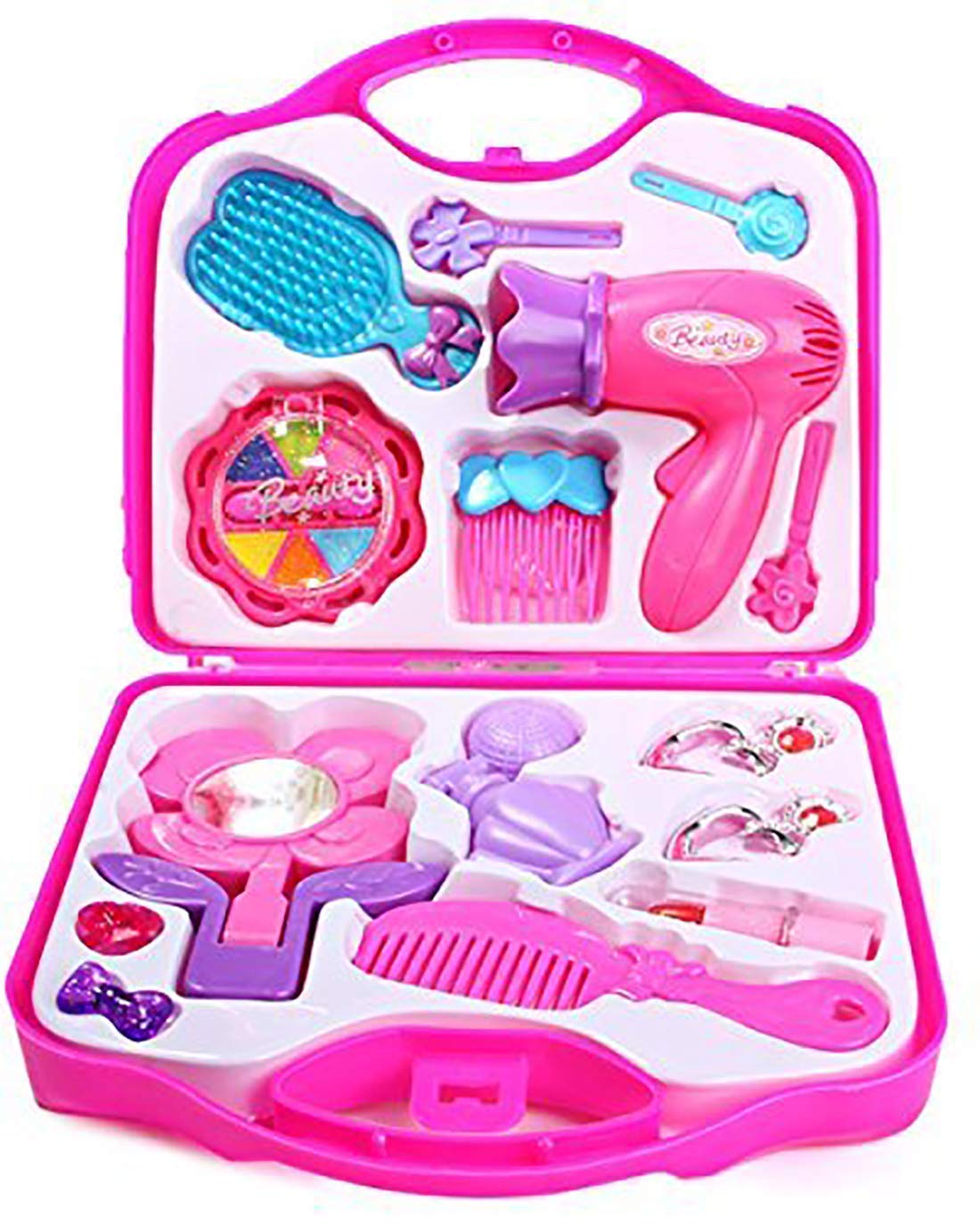 Bestonl Girls Beauty Hair Design Toy Make Up Set Role Play Cosmetic Bag Kit Toy Birthday Gift For Girls (Beauty Kit Small), Multicolor (B0BGL2TYKH) Amazon Price History, Amazon Price Tracker