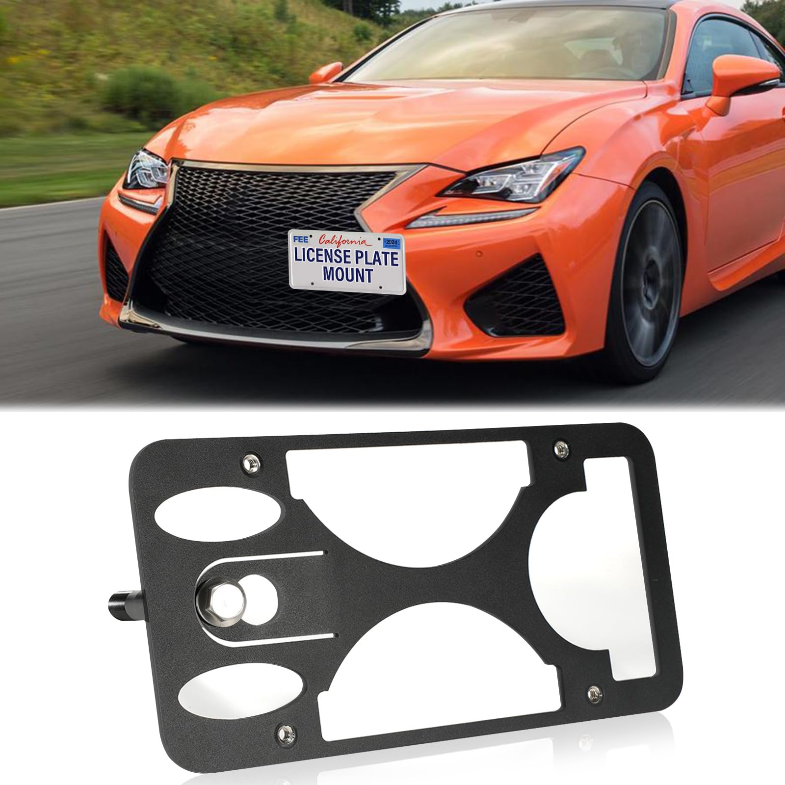 Amazon.com: Front Bumper License Plate Mount Fits Lexus RC 2015