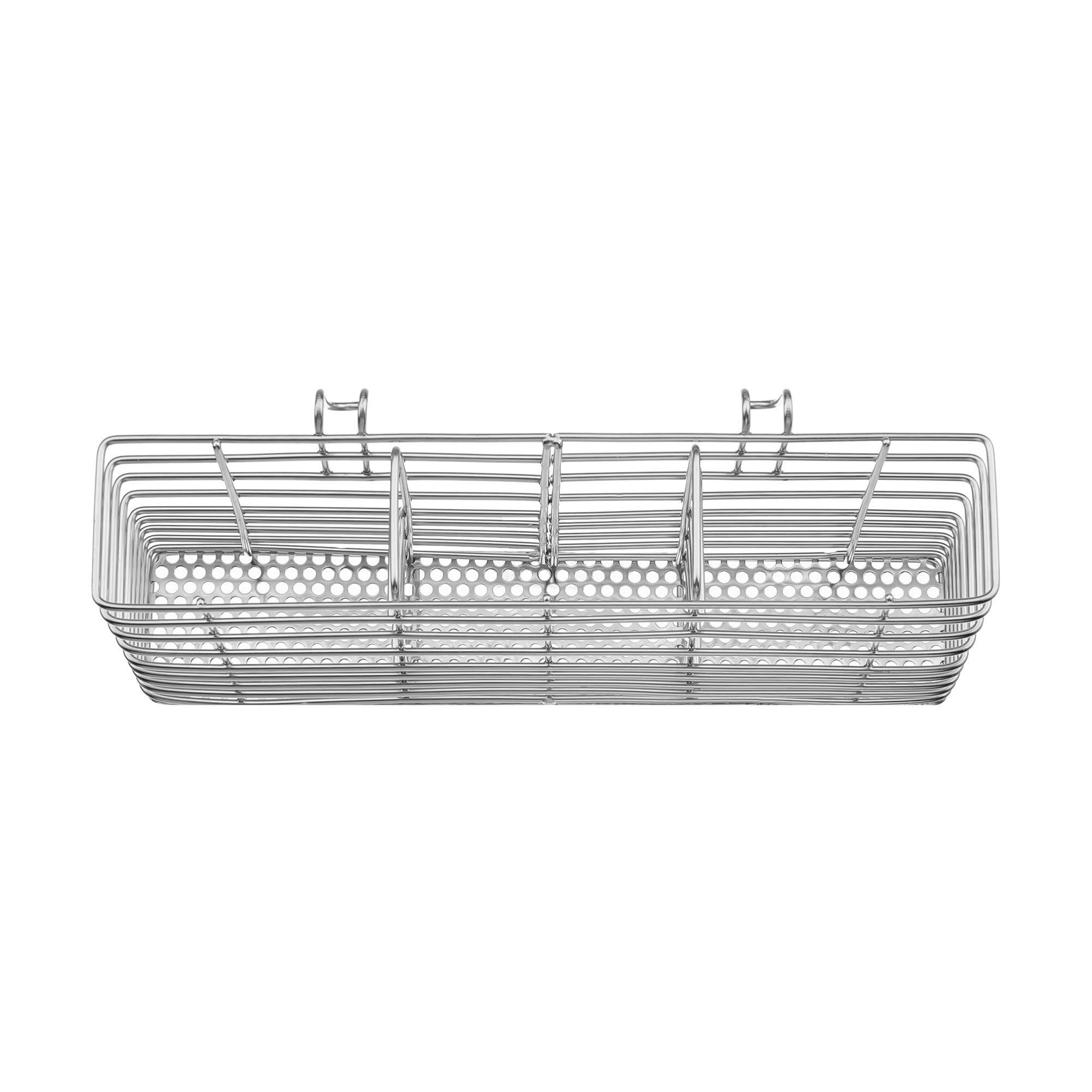 IPEGTOP Portaposate Per Cucina In Acciaio Inox 304 - Organizer Da Appendere Con Ganci, 3 Scomparti - 2