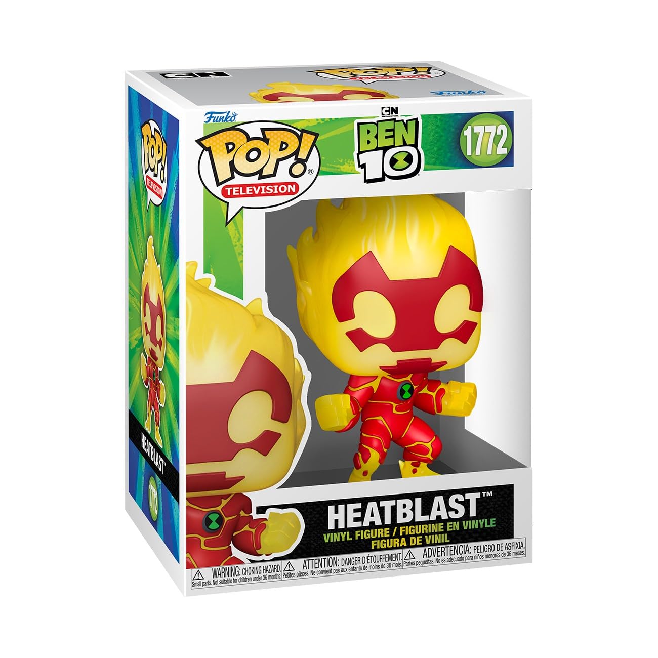 Amazon.com: Funko Pop! TV: Ben 10 - Heatblast - Collectable Vinyl