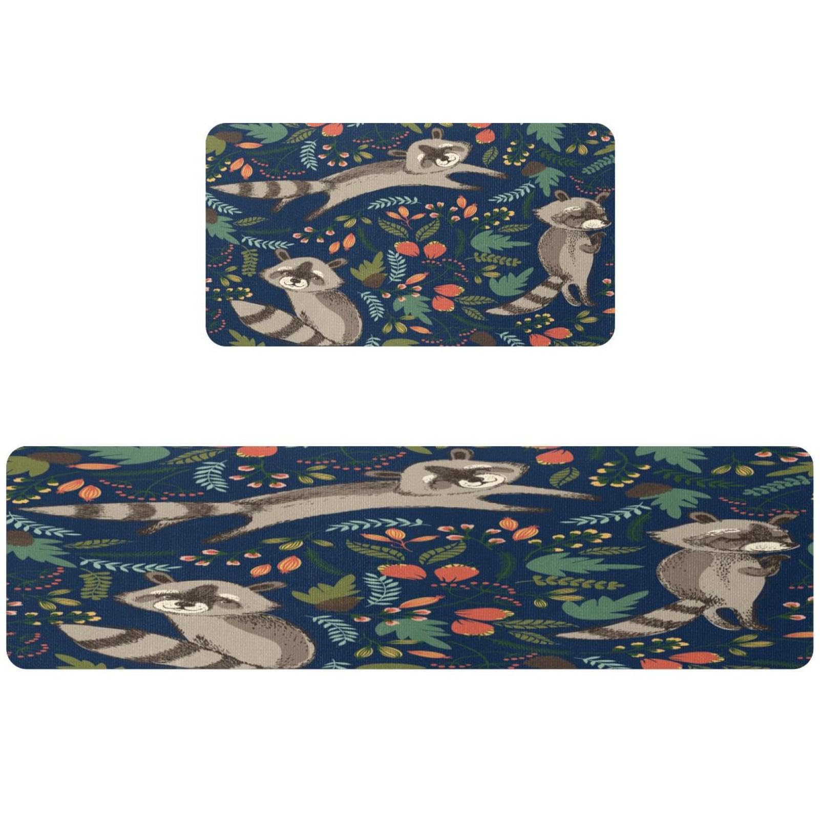 Tapis de cuisine antidérapants et lavables lot de 2 absorbants pour sol propre