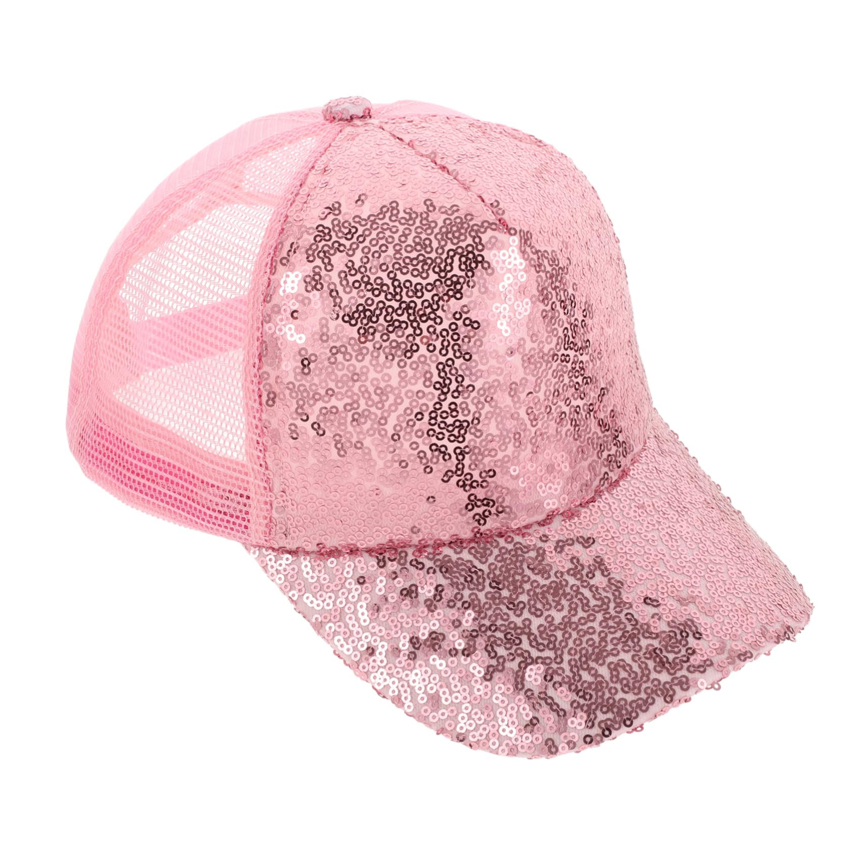 SOIMISS Chapeau en Maille Bec de Canard Chapeau de Fete Chapeau pour Femme Casquette de Baseball pour Courir Chapeau de Soleil en Plein air Chapeau de Course Polyester Rose