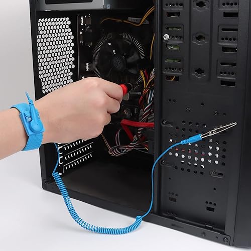 Miniatura 8 de STREBITO Juego de destornilladores de precisión de 142 piezas + correa de muñeca antiestática, kit de herramientas de reparación electrónica para