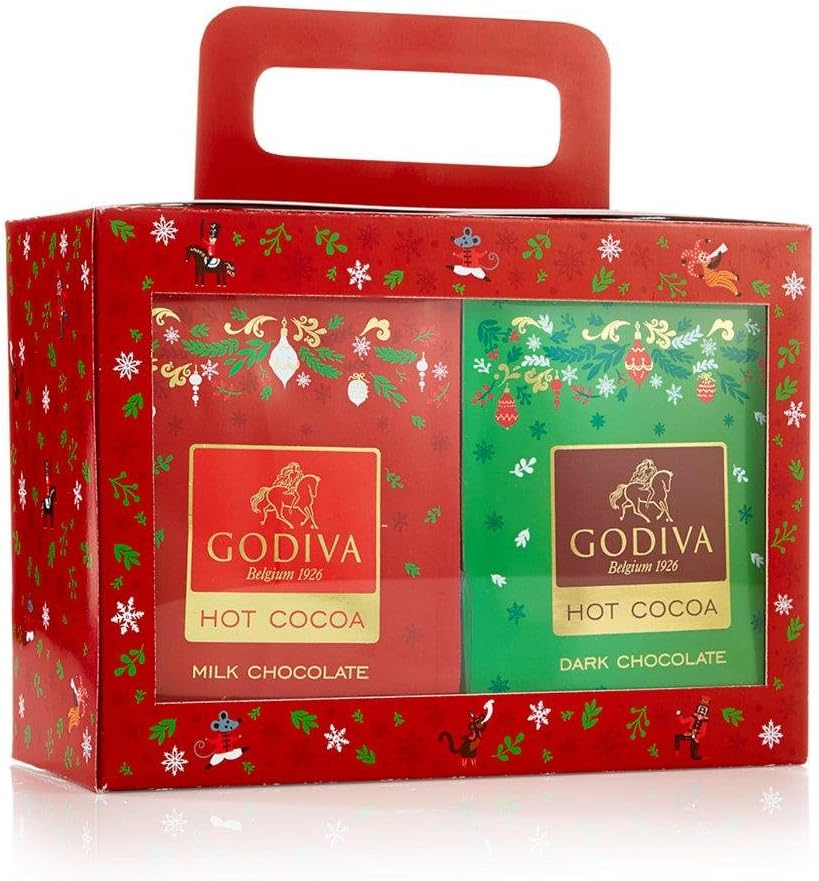 Godiva Chocolate 2016 Holiday Milk and Dark Cocoa Variety Pack Grocery & Gourmet Food