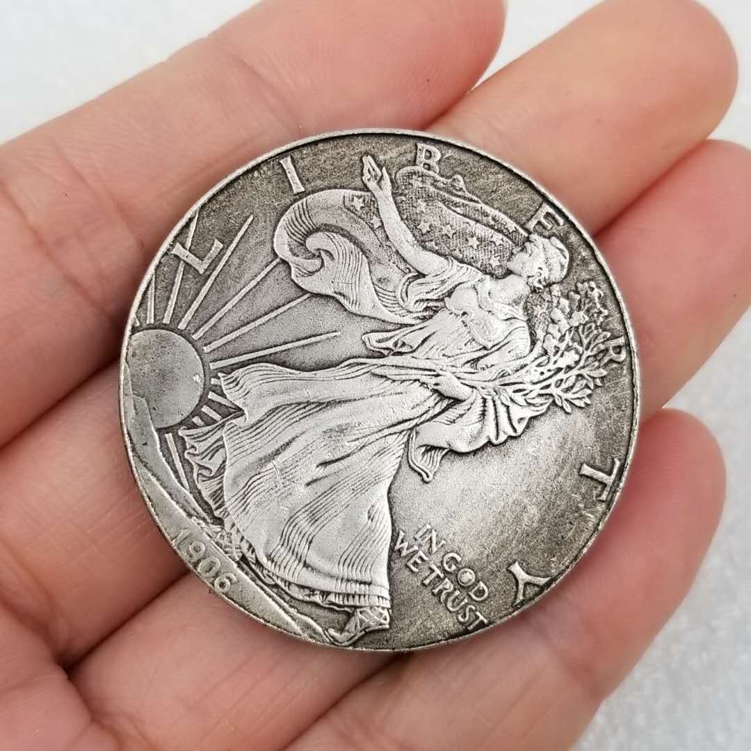 Mozart Hobo Nickel 1906 Walking Lady Liberty Antique American
