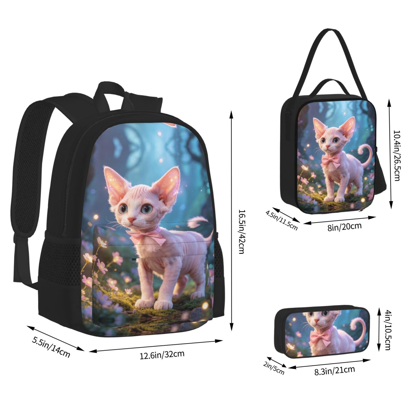 Set 3 in 1 borsa da viaggio per pendolari, borsa termica per il pranzo, borsa termica per il pranzo, con tasca per laptop