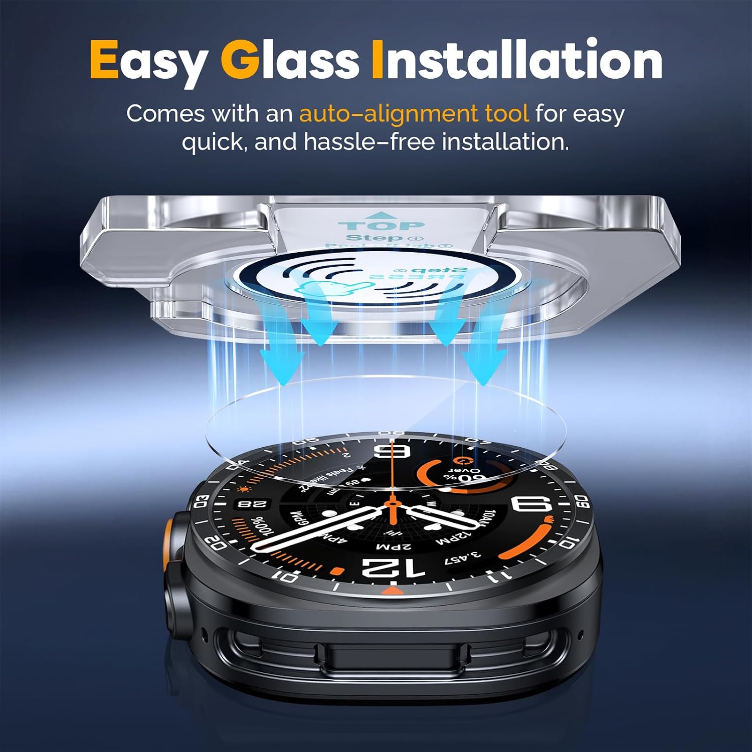 Misxi [2+2 Pack Case and Screen Protector for 47mm Galaxy Watch Ultra 2 image 5