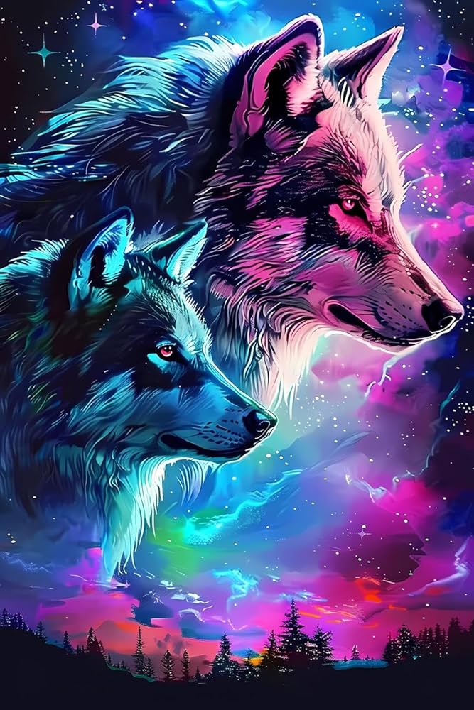 ダイヤモンドアートクラブ　Dreaming with Wolves Dreaming with Wolves – Diamond Art Club