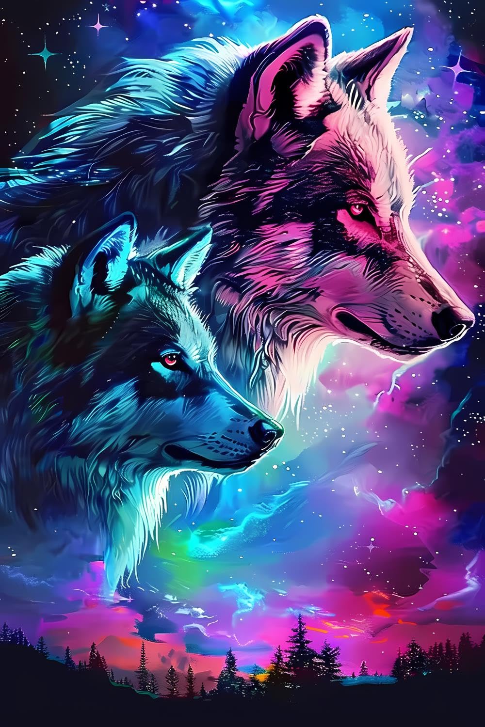 ダイヤモンドアートクラブ Dreaming with Wolves Dreaming with Wolves – Diamond Art Club