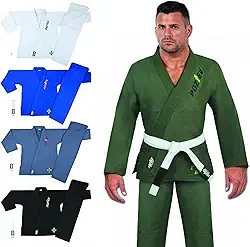 Quimonos Brazilian Jiu Jitsu Gi para homens e mulheres BJJ Gi Grappling Kimonos tecido leve pré-encolhido uniforme de artes marciais
