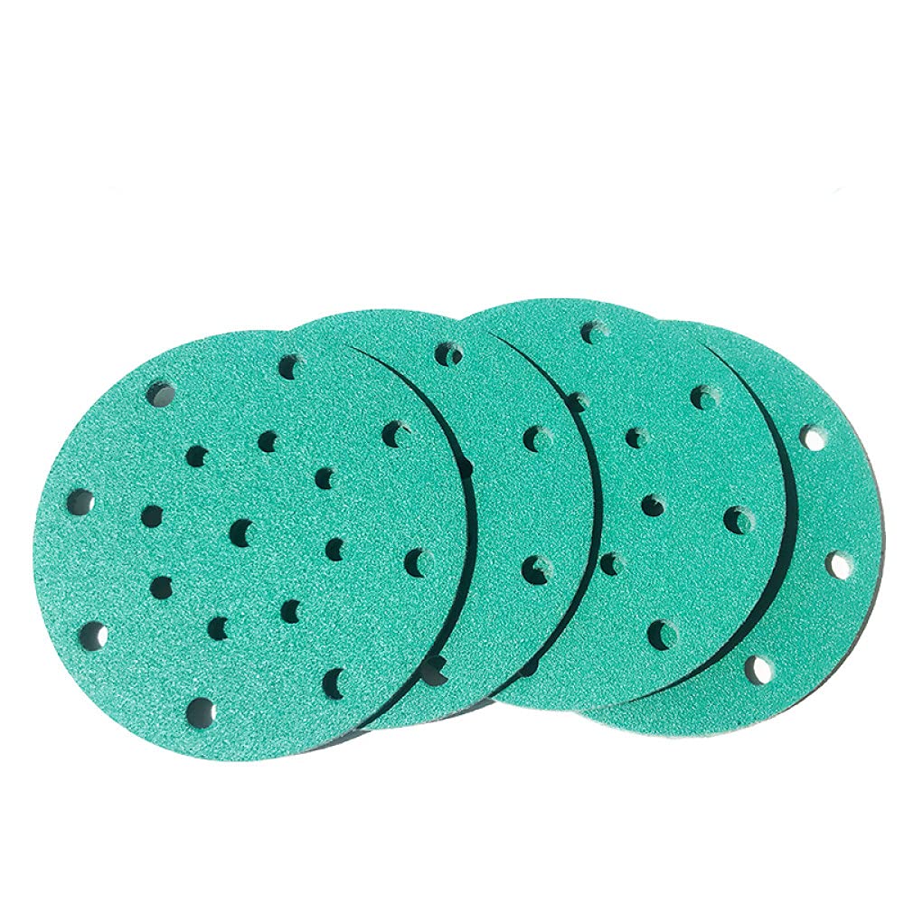 30pcs 150mm Disco de lijadora de 17 orificios Lijado Papel de pulido Disco de papel de lija 320/400/600/800/1000/1200/1500/2000 Papel de lijado Esmerilado, como se muestra, 120