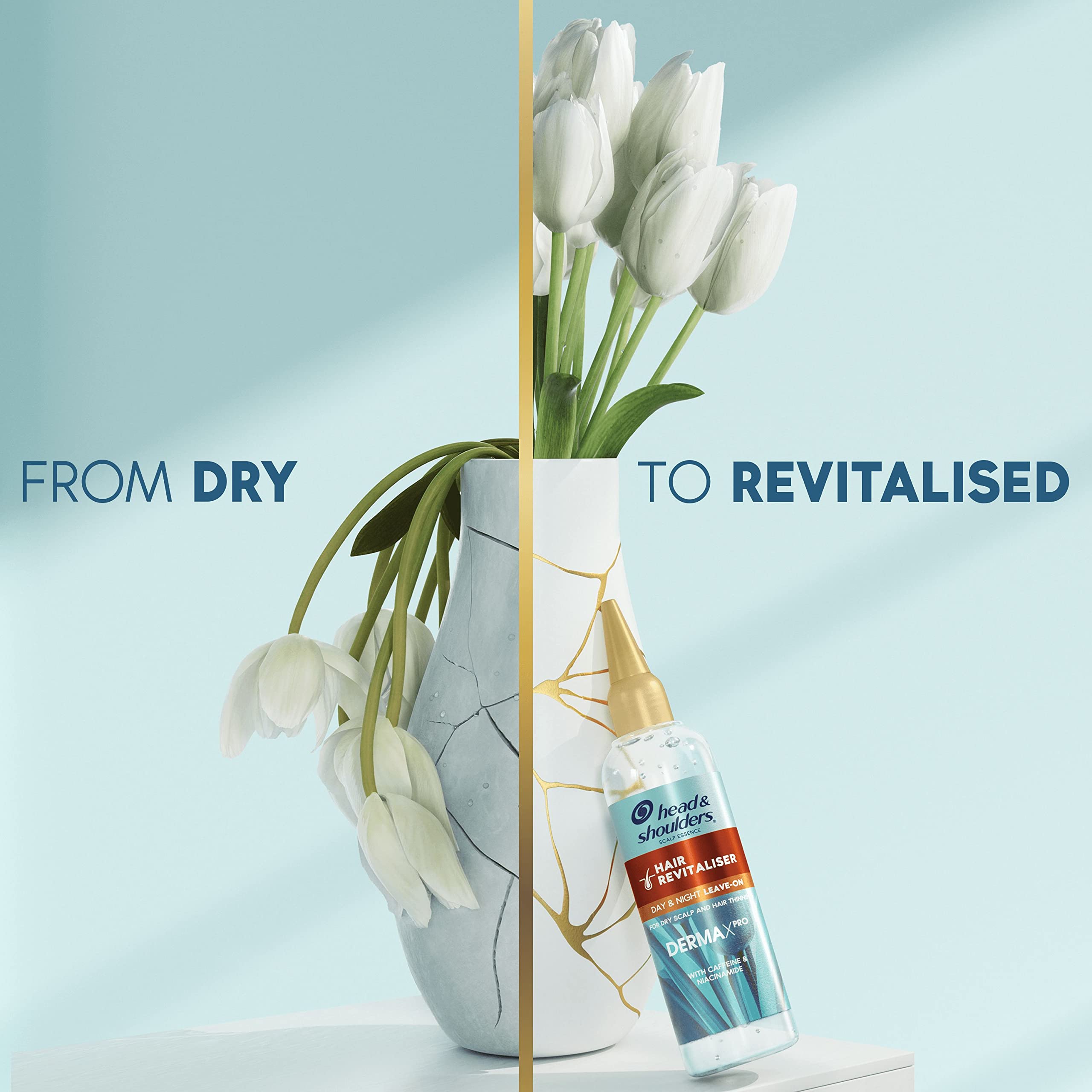 Head & Shoulders Hair Growth Serum, Dandruff Scalp Treatment, DermaXPRO, Leave-in Conditioner, Helps Support Hair Growth - Image 2