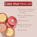 Olivia Skinsync Pan Cake 30g | Full Coverage Waterproof Makeup Base | Velvety Matte Finish | Hides Blemishes | Sweat-Resistant | UV Protection | Long-Lasting & Crease-Free Wear | 20 White Candy gallery image