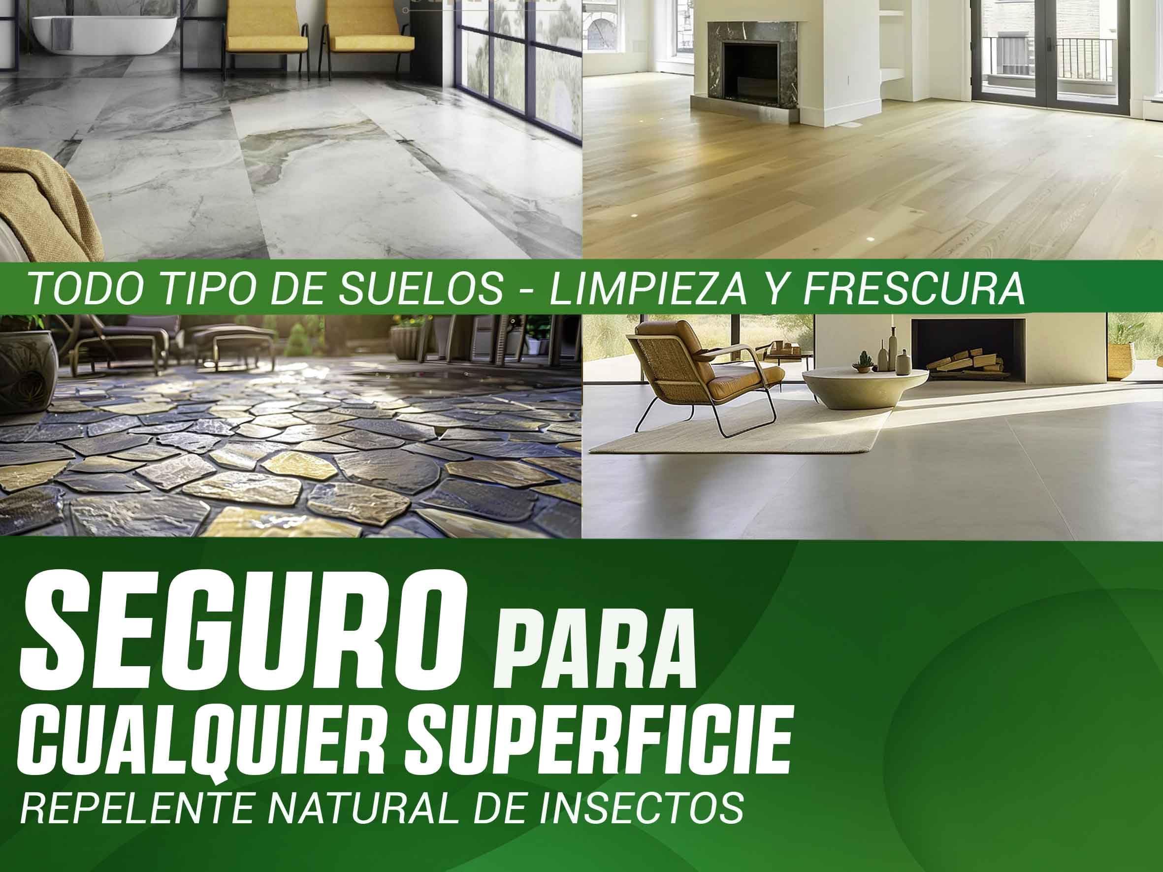 EQM ECO-210 Fregasuelos Citronela 5L Repelente Natural