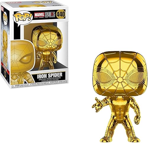 Funko Pop! Marvel Studios 10 - Juguete de araña de hierro (cromo), multicolor