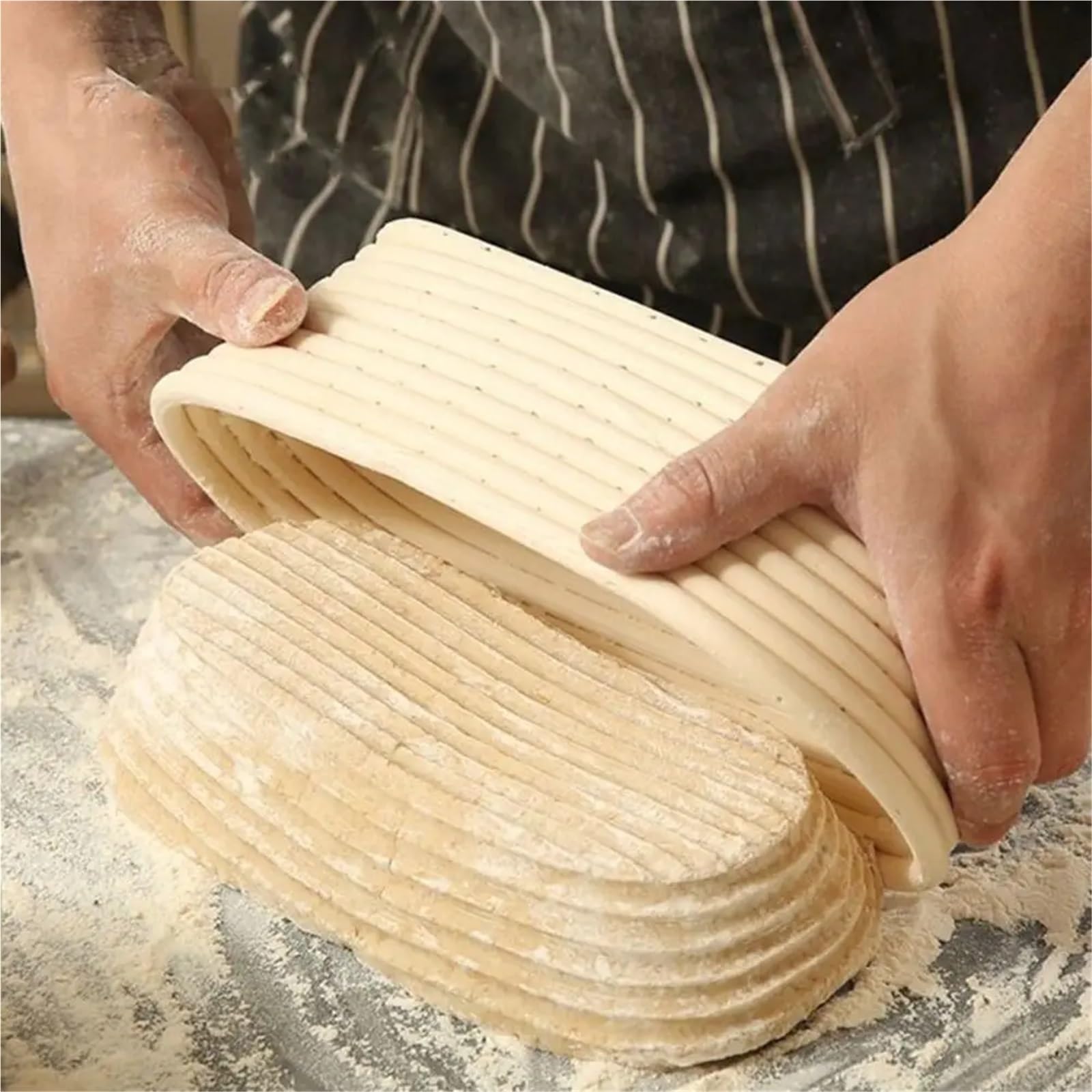 Cestino Per La Lievitazione Del Pane Cestino for il pane ovale in 8 misure Per Cuocere Il Pane(15x8x5cm)