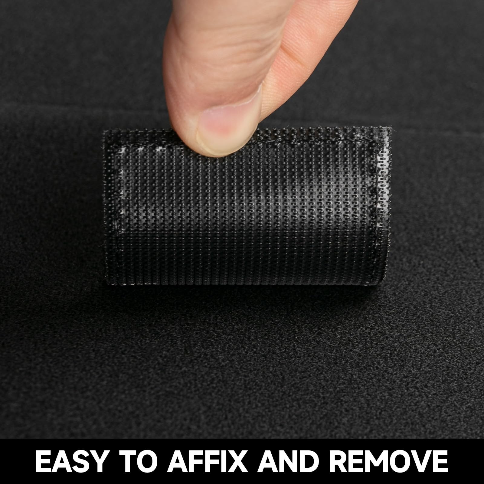 EXCELLENT ELITE SPANKER Panneau d'affichage de patchs tactiques Panneau de support de patch militaire pliable(BLK,L)