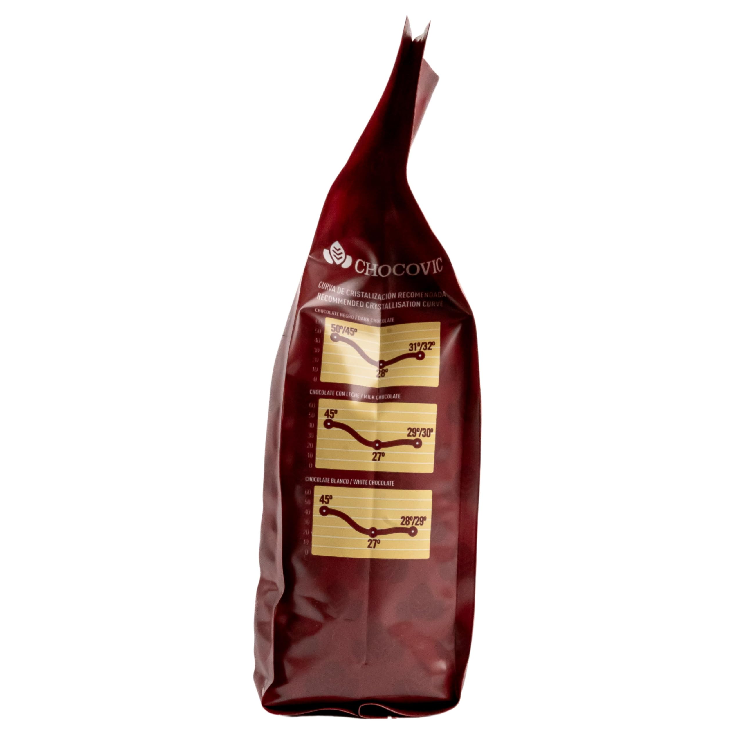 Dunkle Schokolade 59,7% Kakao Kuvertüre 1,5 kg Schokoladen-Drops zum Backen & Schmelzen