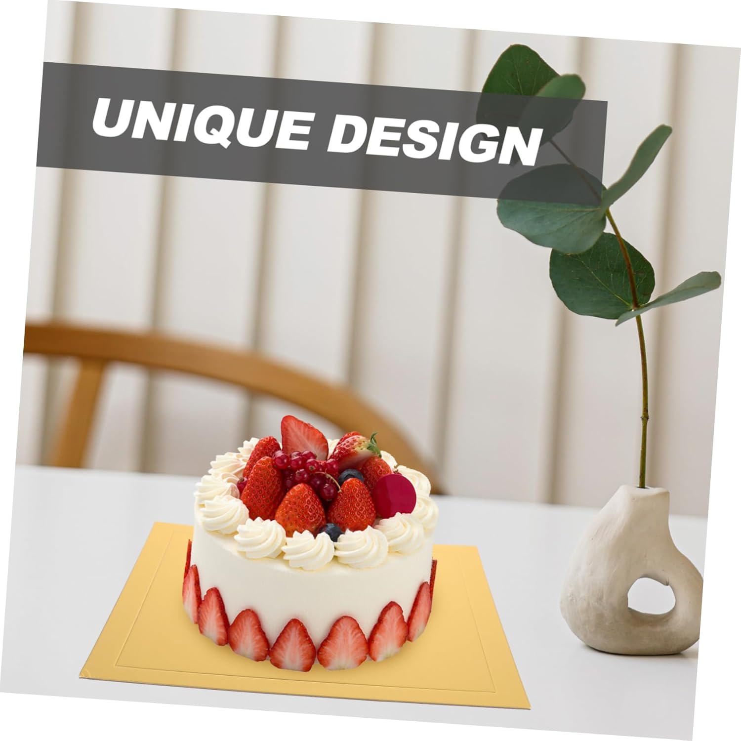 10pcs Square Cake Base Trays Sturdy Cardboard Cake Boards for Baking for Weddings Birthdays and Dessert Displays Lightweight and Smooth Edges