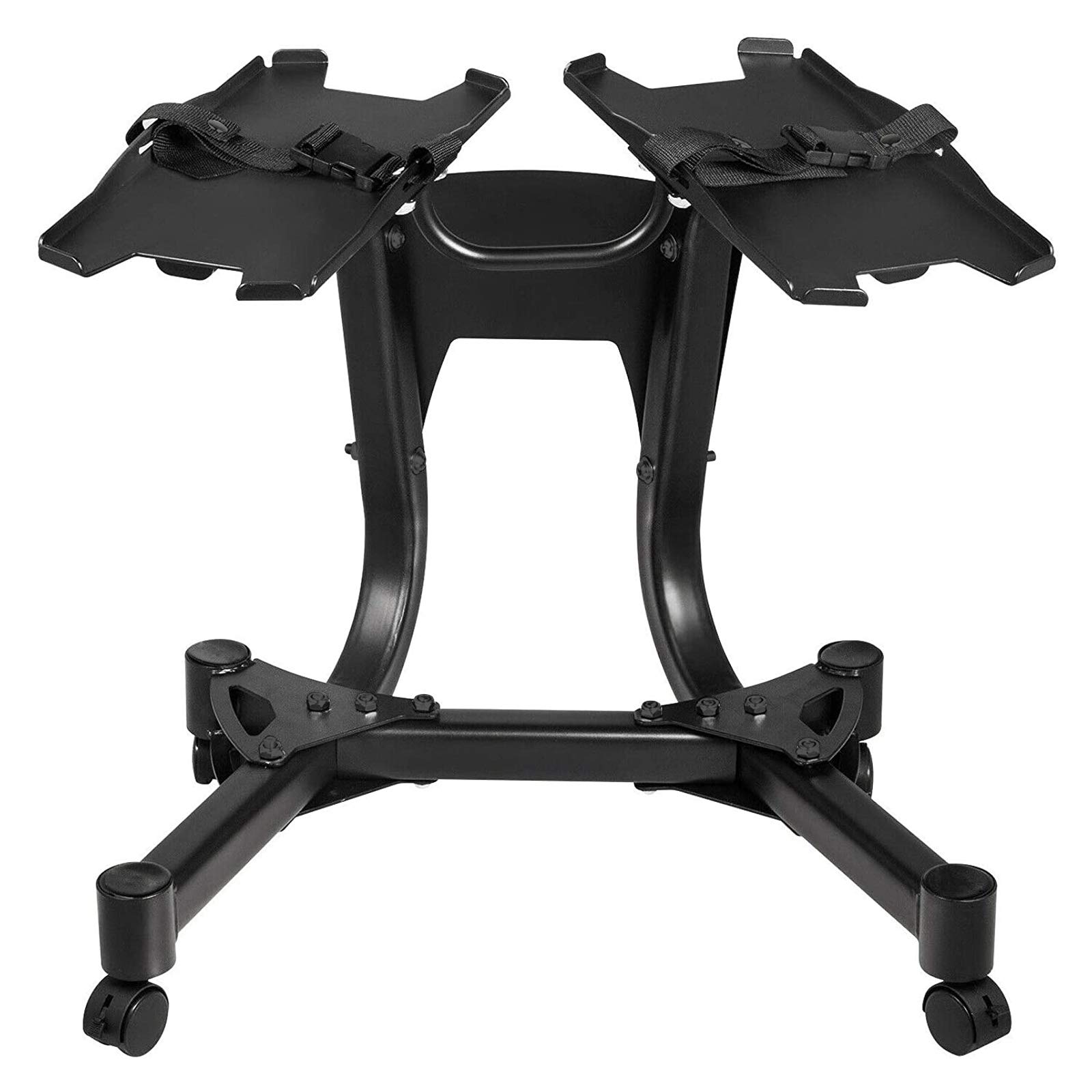 Bavnnro Adjustable Dumbbell Stand 330LBS Dumbbell Rack Standard Metal Dumbbell Holder Weight Rack Storage Stand for Home Gym(Only Stand)