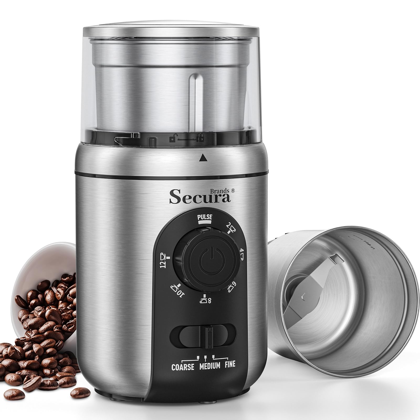 Secura Brands Electric Coffee and Spice Grinder