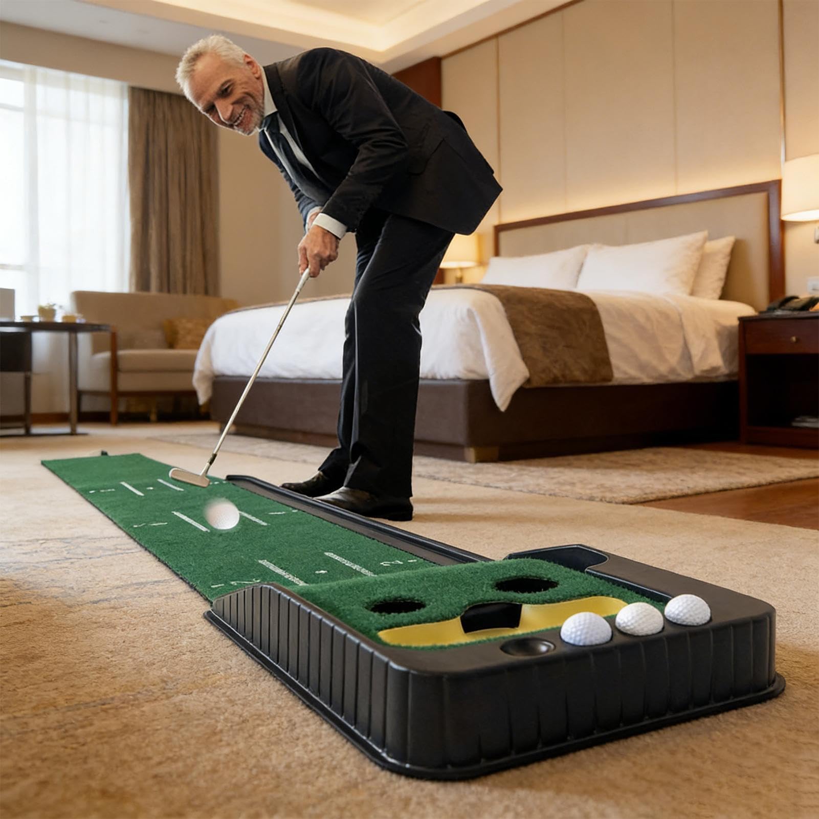 Green de Putting para Interiores Green de Entrenamiento de Golf portátil