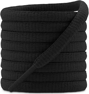 DELELE 2 Pairs 1/4" Oval Shoelaces - Half Round Athletic Laces for Running Shoes, 42+ Colors, Durable Polyester