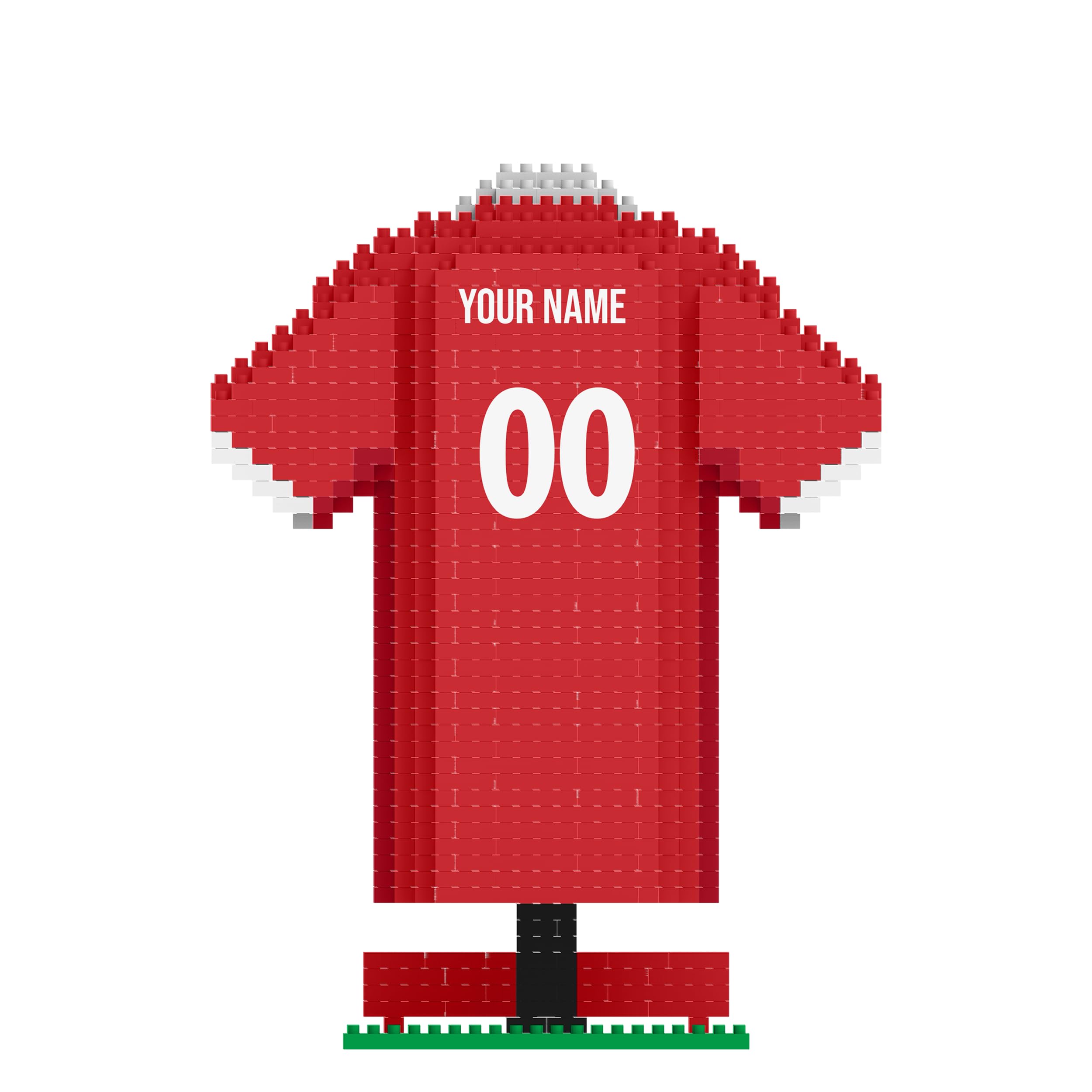FOCO Camiseta de escritorio de fútbol 3D BRXLZ personalizada con licencia oficial (Liverpool FC (861 piezas))