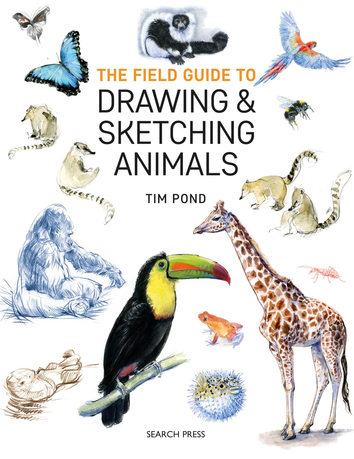 The Field Guide to Drawing & Sketching Animals-Tim Pond