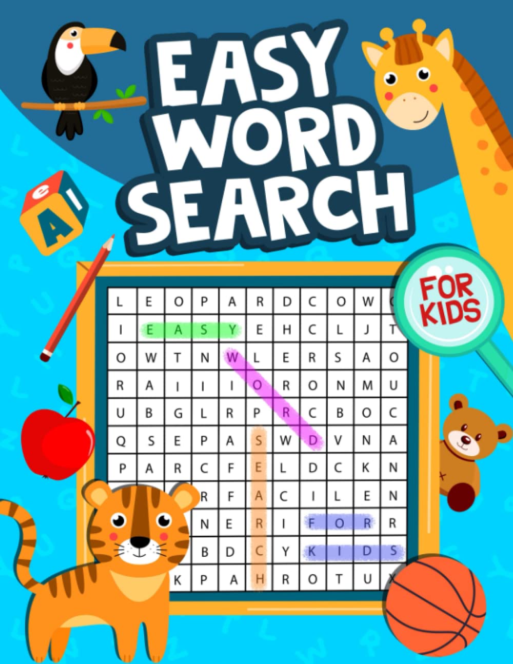 Easy Word Search for Kids: A Collection of Simple Wordsearch Puzzles with Exciting Facts for Kids to Have Fun and Learn about the World (Wordfind Book)