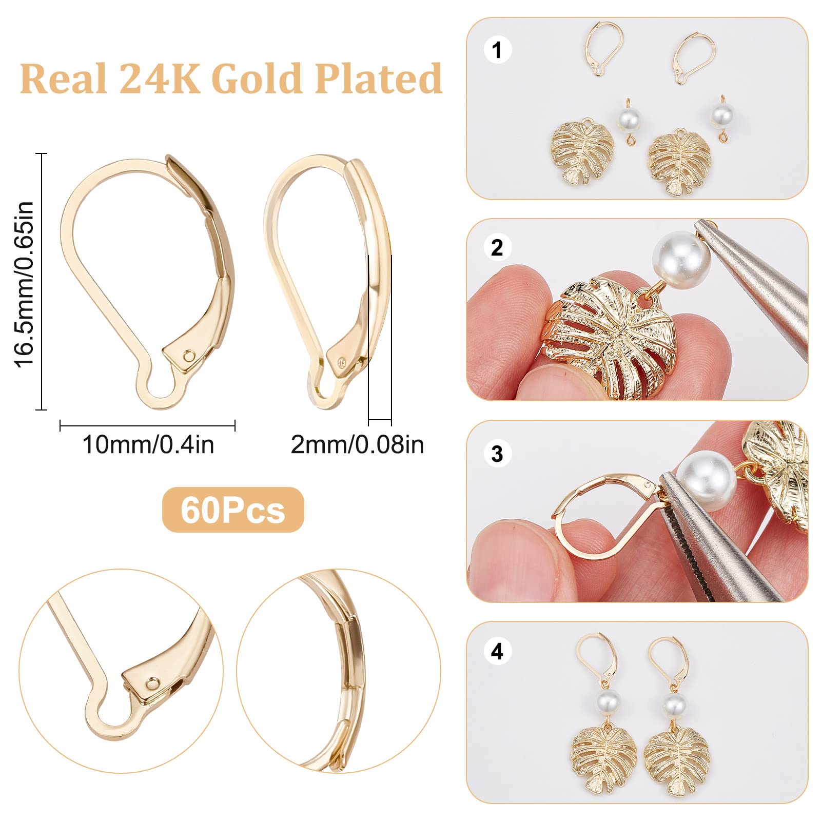 ルビルビ*3点/内こちらステンレスフレンチフック変更 14KGF ピンクゴールドフィルド ピアス フレンチフック（レバー