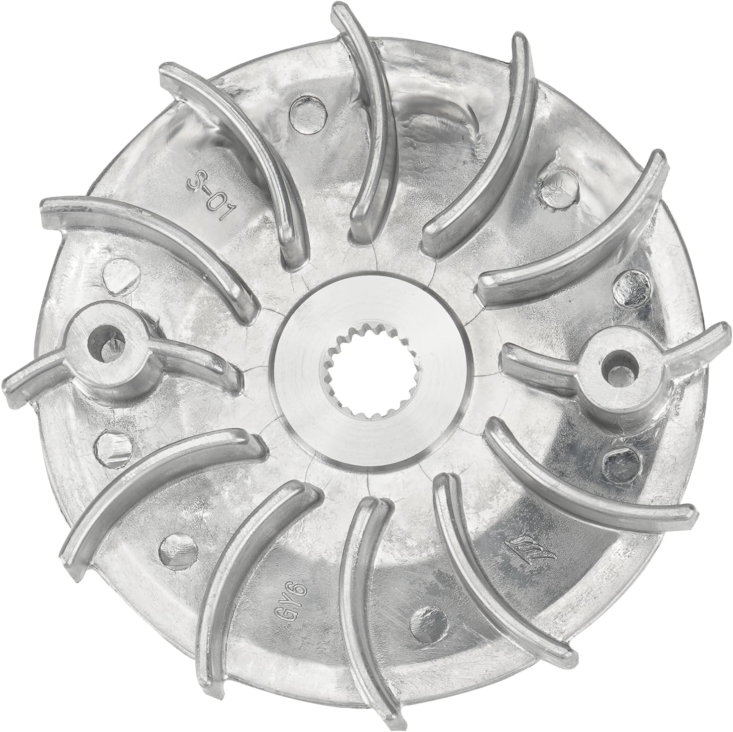 YOUXMOTO Fit for GY6 125cc 150cc Clutch Set & Variator Assembly with 842 Belt, Replacement for GY6 125/150cc 4-Stroke Engine, Go Kart Scooter ATV UTV Clutch Kit