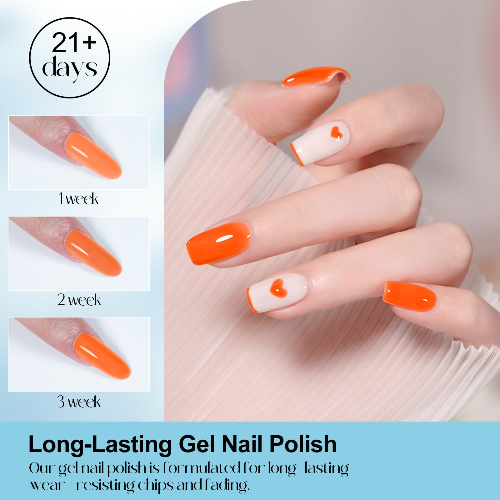 ADHERE Kit de 12 esmaltes de gel para uñas - 12ml Esmalte de uñas en gel, esmalte de uñas en gel UV LED para manicura (Serie de ilustraciones de dulces)
