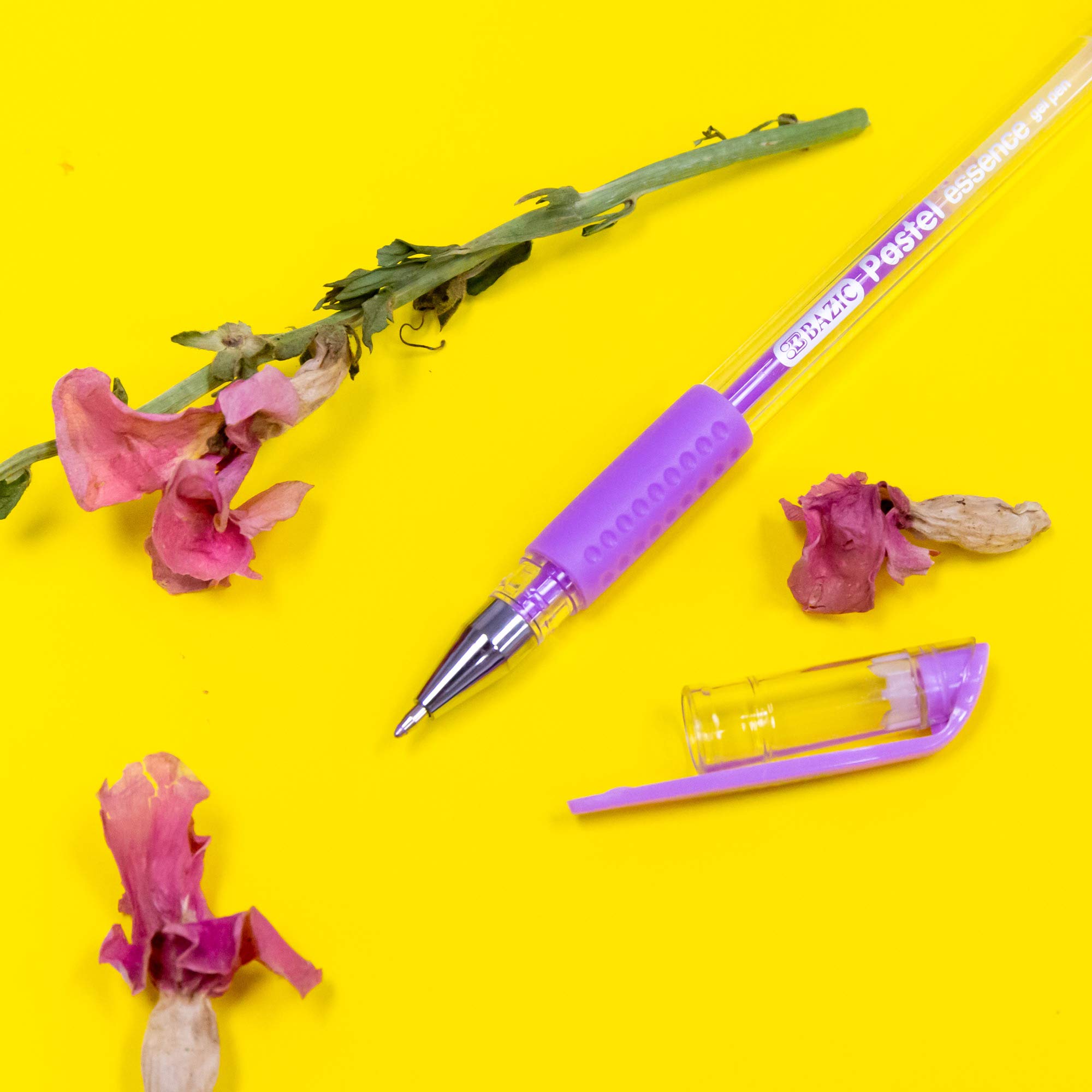 BAZIC Products Essence Gel Pen 0 8mm Pastel Color Comfort Grip Acid Free Smooth Writing for Drawing Coloring — view 6