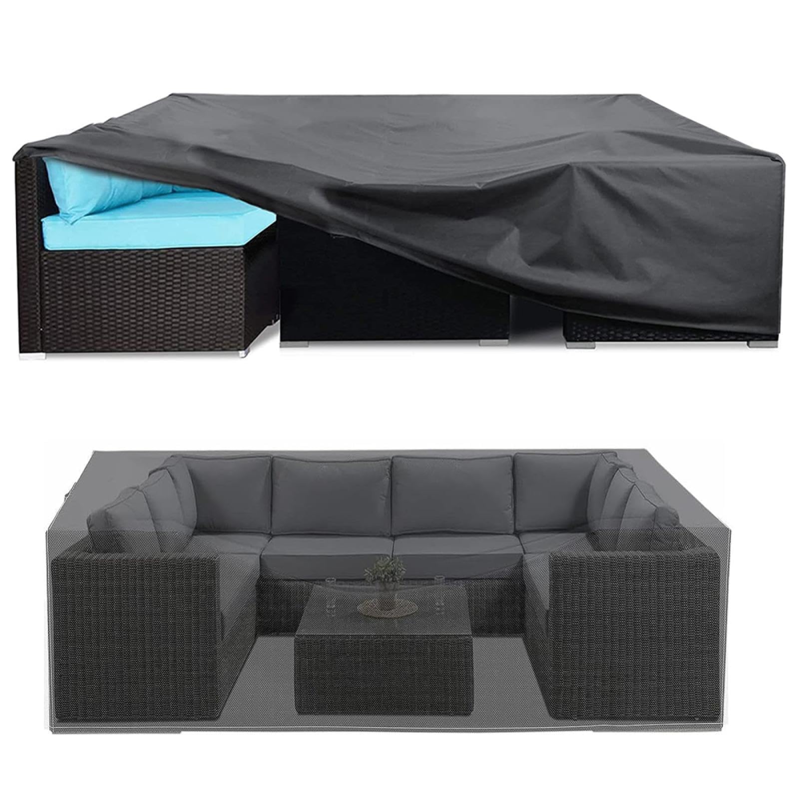 Pokertisch-Abdeckung 244x112cm - Wasserdichter Schutz Für Ovale Tische