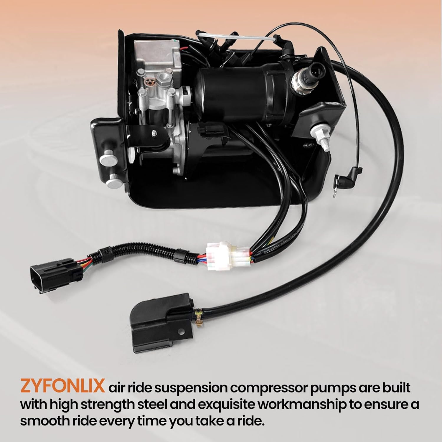 Air Suspension Compressor Compatible with 2015-2020 Cadillac Escalade ESV Chevy Suburban Tahoe GMC Yukon XL OEM Number Replace 23316154, 23282712, 22797525, 23232591