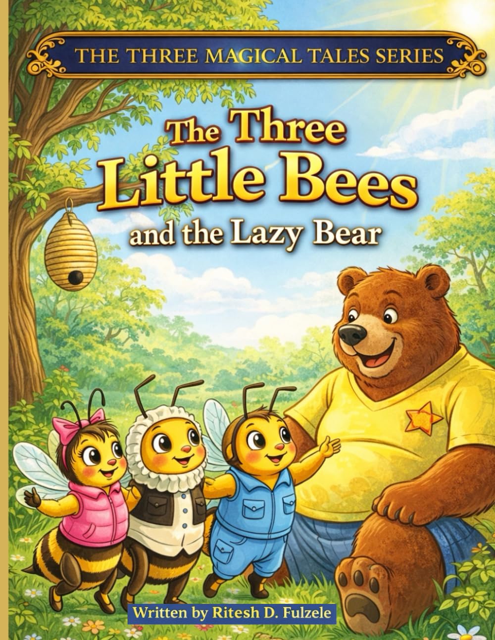 THE THREE LITTLE BEES AND THE LAZY BEAR: THE THREE MAGICAL TALES SERIES