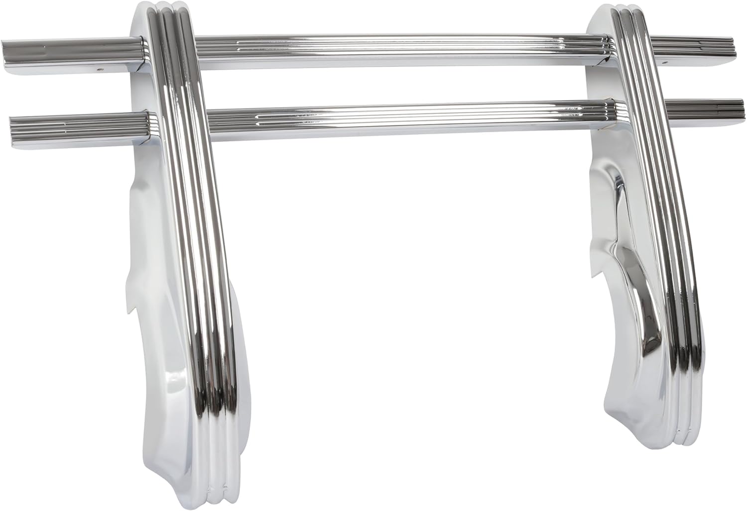 KUAFU Front Bumper Grille Brush Guard Compatible with 1947-1954 Chevy Chevrolet Truck 3100 3600 3700 3800 3900 Bull Bar Front Bumper Grill Guard Frame Protector Steel Chrome