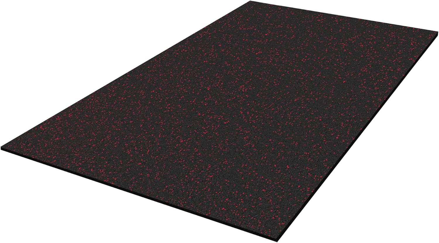 IncStores 3/8” Thick 4'x6' Premium Mat Vulcanized Rubber Exercise Mat, High Density Floor Mats