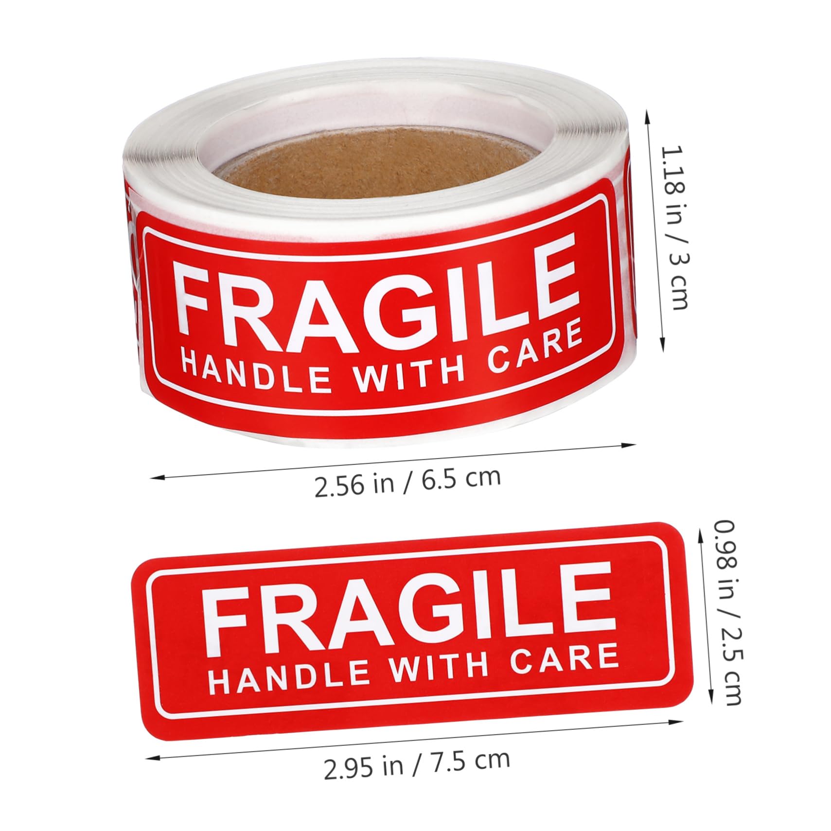 Homoyoyo Fragile Adhesive Sticker 150pcs Shipping Care Sticker Packing Warning Box Labels for Moving