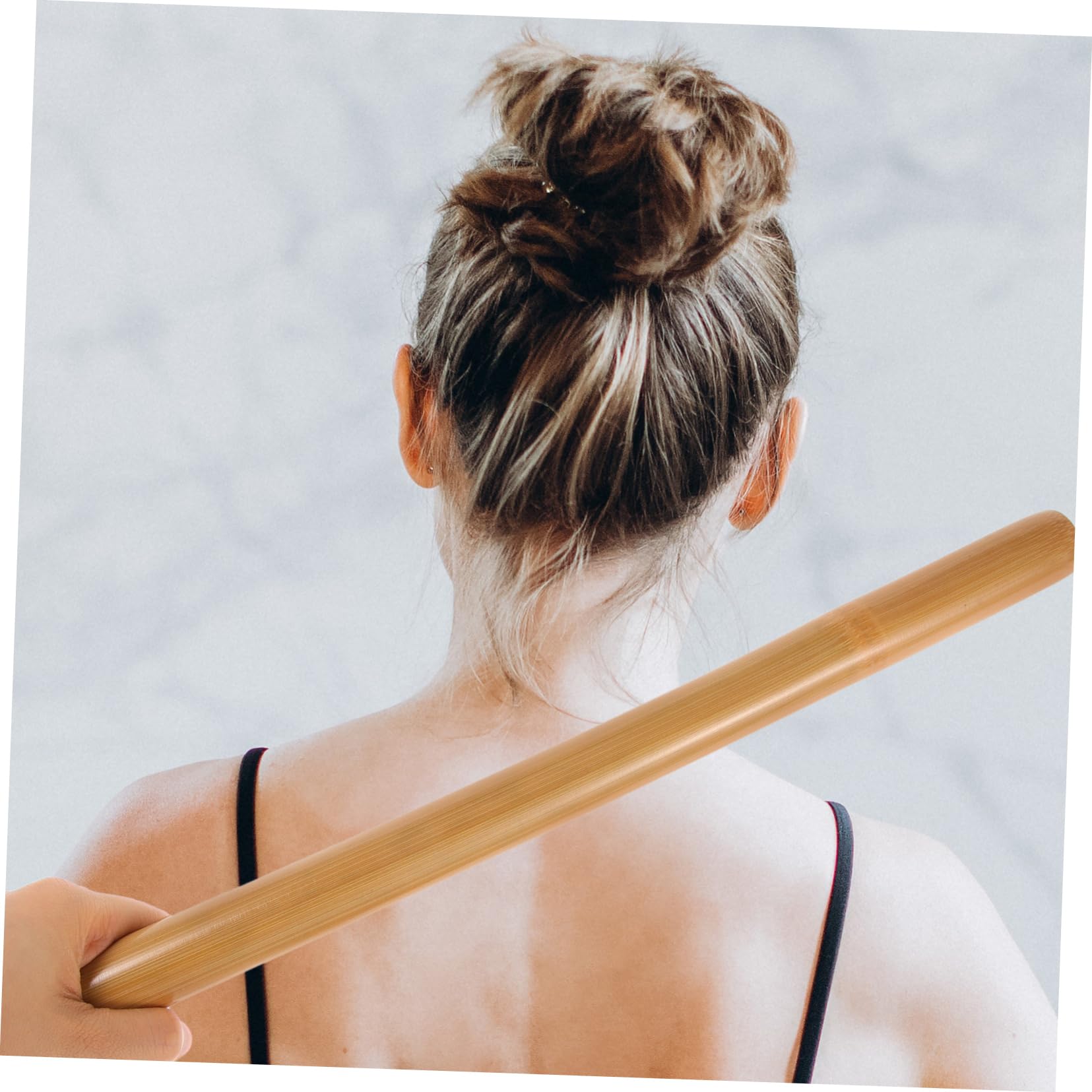 3 Piezas De Palo De Masaje De Bambú Para Músculos Para Rostro Y Cuello Autoterapia Portátil Para Espalda Masajeador De Rodillos Para Palmadas En La Mano Cuello Y