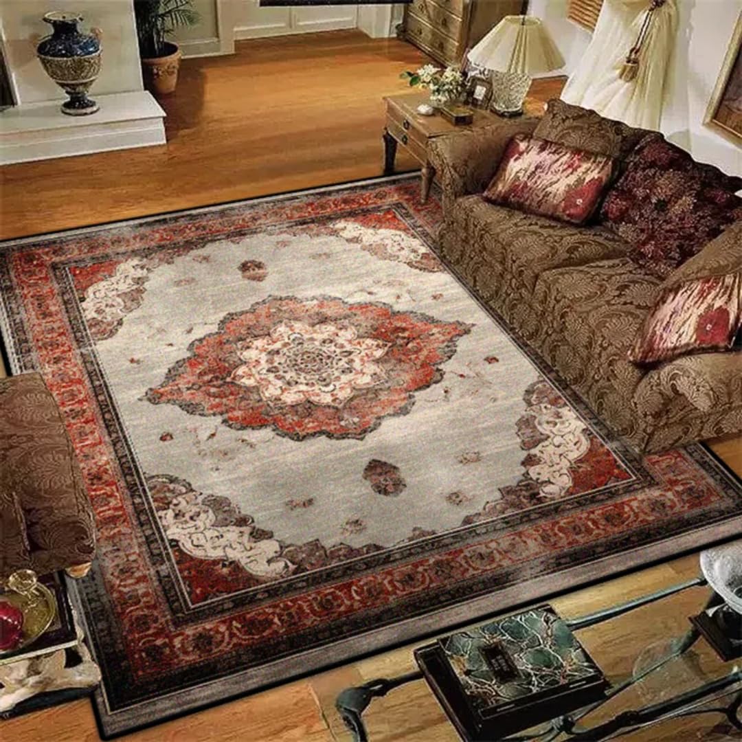 Tapis de salon rétro de grande qualité 200 x 300 cm BS9-peluche-1