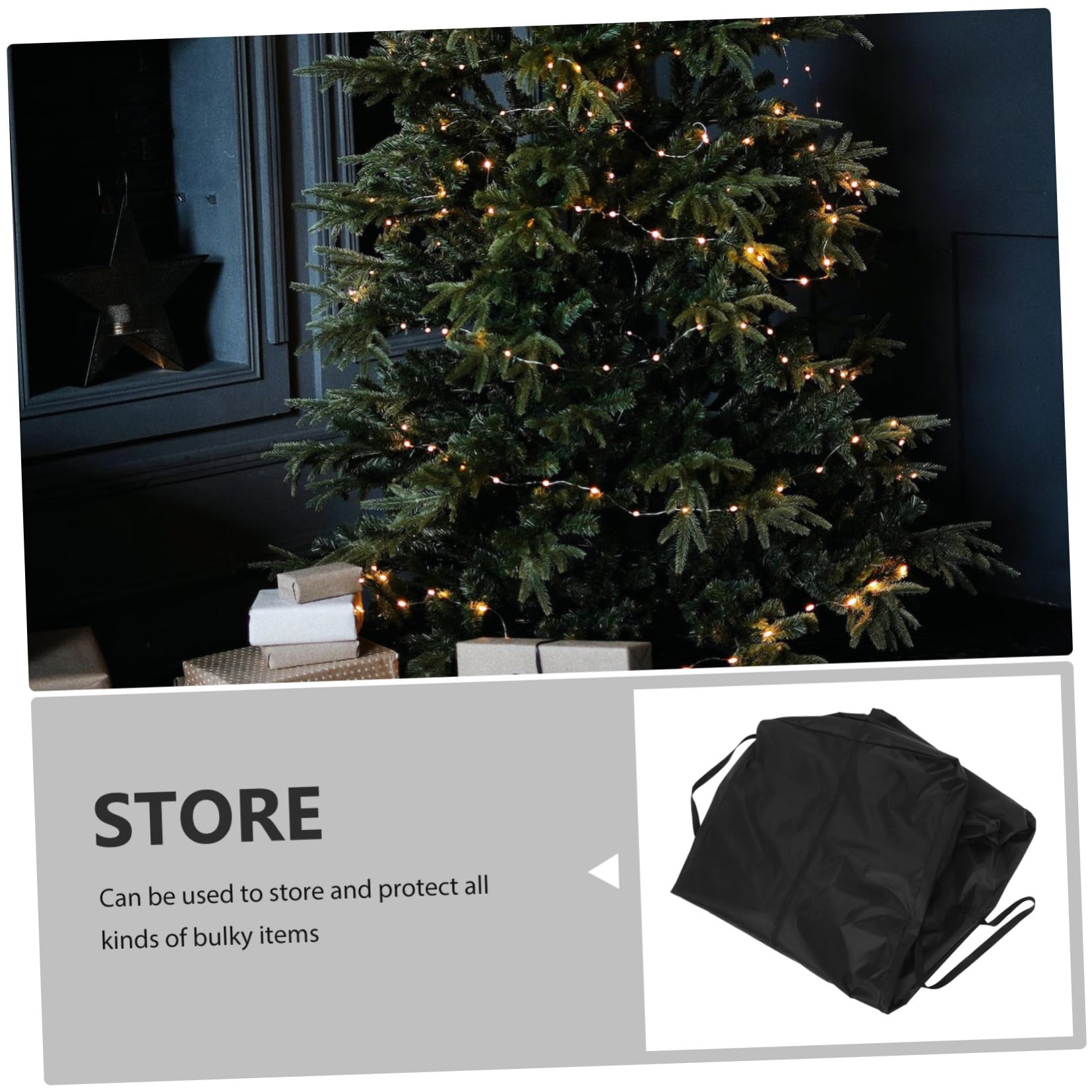 PRETYZOOM Borsa Portaoggetti in Tessuto Oxford Per Albero Di Natale Materasso Pieghevole e Cuscini Da Giardino Pieghevole e Resistente