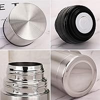 Vista 5 de Taza de café con aislamiento térmico Frasco de acero inoxidable para bebidas frías y calientes de doble pared de vacío vaso de viaje jarra de té