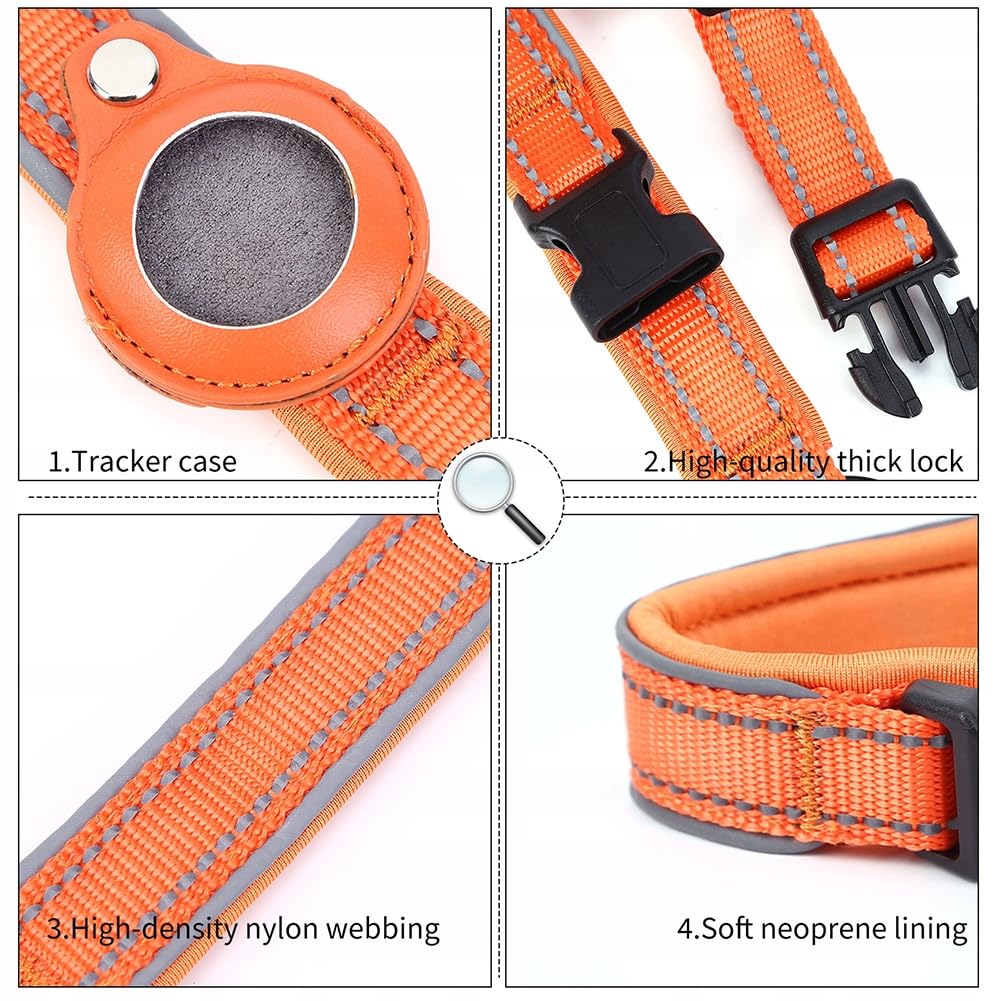Collier GPS pour chien - Collier GPS pour petit chien - Traceur GPS pour chien - Dispositif de localisation de chien - Collier pour chien (noir, S)